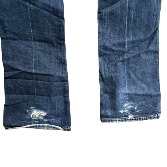 Ezra Fitch Abercrombie Y2K Jeans Womens 29 Blue Bootcut Low Rise Retro Classic - Picture 5 of 15